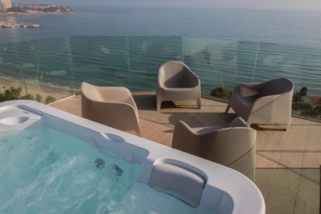 Modern Sea Front Jacuzzi Blue Sky Apartment Аликанте Екстериор снимка